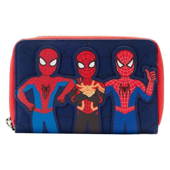 Exclusive - Spider-Man Triple Pocket Multi Logo Mini Backpack and Wallet - Picture 7 of 10